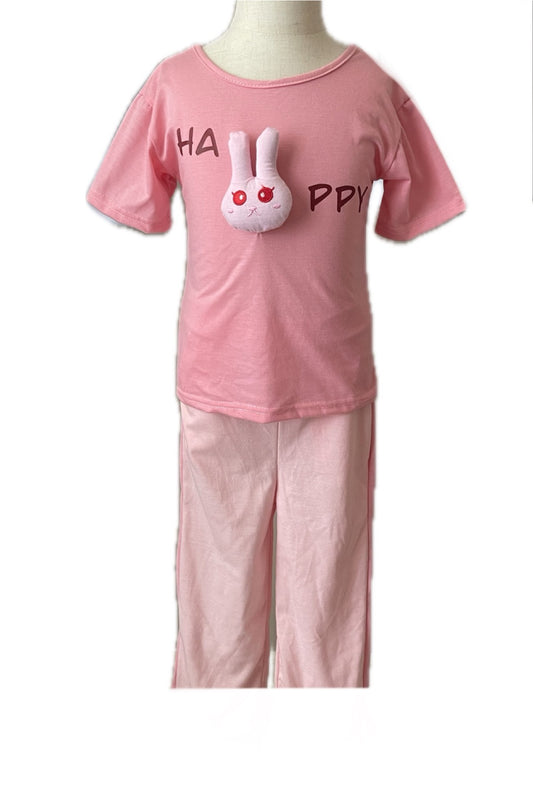 2 Piece Girls Bunny Set (Shirt and Pants)